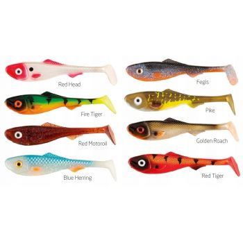 GUMA ABU GARCIA BEAST ZANDER SHAD 12cm FIRE TIGER