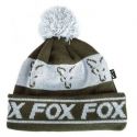 CZAPKA FOX ZIMOWA GREEN SILVER LINED BOBBLE