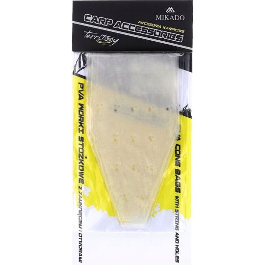 WOREKI PVA MIKADO STOŻKOWE ZAMKNIĘCIE 80x160mm WOREKI PVA MIKADO STOŻKOWE ZAMKNIĘCIE 80x160mm