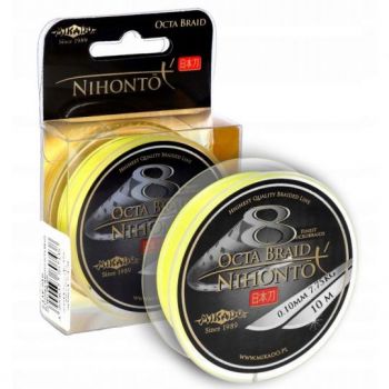 PLECIONKA PRZYPONOWA NIHONTO OCTA 10m FLUO 0,14mm