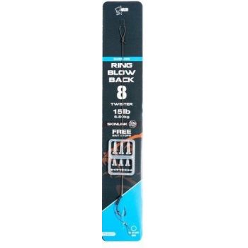 PRZYPON Z HAKIEM NASH RING BLOW BACK SIZE 8 BARBLE