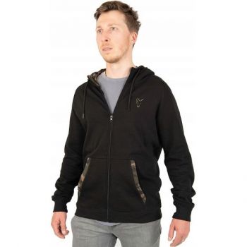 BLUZA FOX BLACK CAMO PRINT NA ZAMEK ROZMIAR S