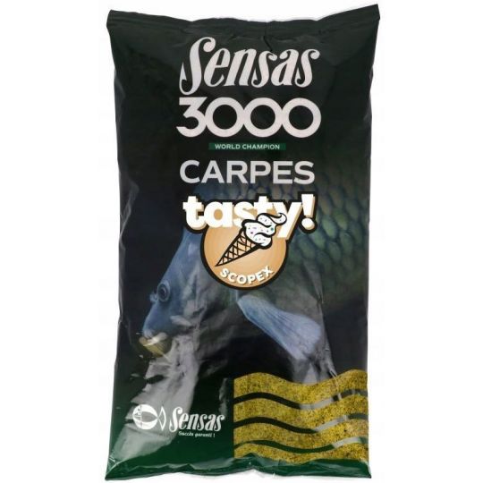 ZANĘTA SENSAS 3000 CARPES TASTY SCOPEX 1kg ZANĘTA SENSAS 3000 CARPES TASTY SCOPEX 1kg
