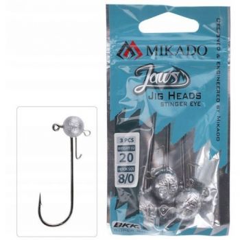 GŁÓWKI MIKADO JAWS STINGER BN 20g 10/0 3szt