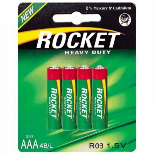 BATERIA ROCKET R03/4BL 4szt 1.5V