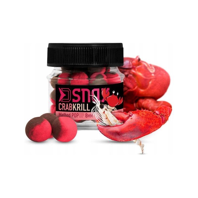 KULKI DELPHIN PRZYNĘTA SNAX POP 8mm KRAB KRYL KULKI DELPHIN PRZYNĘTA SNAX POP 8mm KRAB KRYL