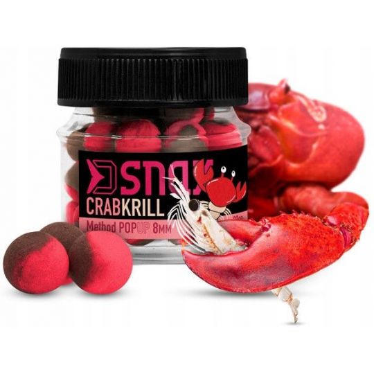 KULKI DELPHIN PRZYNĘTA SNAX POP 8mm KRAB KRYL KULKI DELPHIN PRZYNĘTA SNAX POP 8mm KRAB KRYL