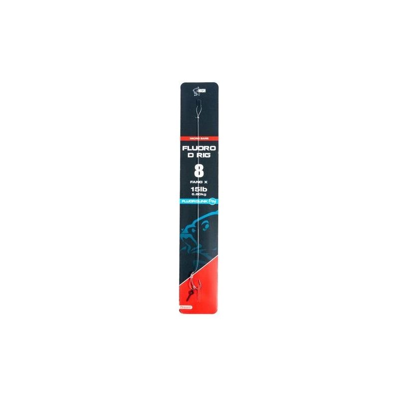 HACZYK NASH FLUOROCARBON D-RIG Z PRZYPONEM 8 BARBE HACZYK NASH FLUOROCARBON D-RIG Z PRZYPONEM 8 BARBE