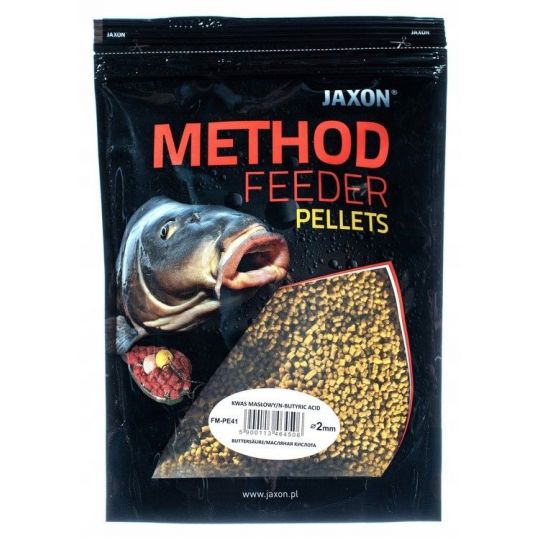 PELLET JAXON METHOD FEEDER 2mm 500g KWAS MASŁOWY PELLET JAXON METHOD FEEDER 2mm 500g KWAS MASŁOWY