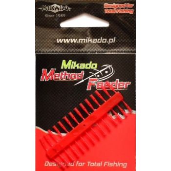 STOPERY MIKADO METHOD FEEDER PUSH STOP CZERWONY