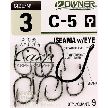 HACZYKI OWNER C5 CARP ISEAMA ROZMIAR 1 CZARNY