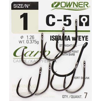HACZYKI OWNER C5 CARP ISEAMA ROZMIAR 1 CZARNY