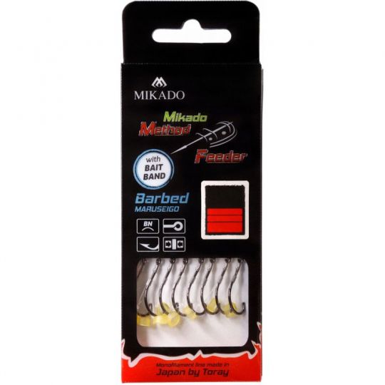 HACZYKI MIKADO METHOD FEEDER ŻYŁKA Z GUMKĄ 6 HACZYKI MIKADO METHOD FEEDER ŻYŁKA Z GUMKĄ 6