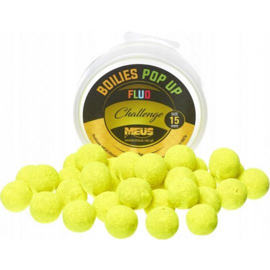 KULKI MEUS CHALLENGE POP UP FLUO 15mm LEMON SCHOCK KULKI MEUS CHALLENGE POP UP FLUO 15mm LEMON SCHOCK