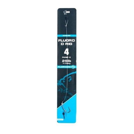 HACZYK NASH FLUOROCARBON D-RIG Z PRZYPONEM 6 BARBL HACZYK NASH FLUOROCARBON D-RIG Z PRZYPONEM 6 BARBL