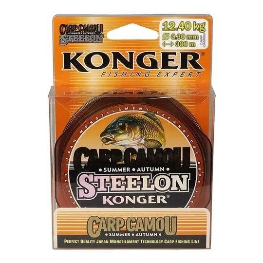 ŻYŁKA KONGER STEELON CARP CAMOU 300m 0,28mm ŻYŁKA KONGER STEELON CARP CAMOU 300m 0,28mm