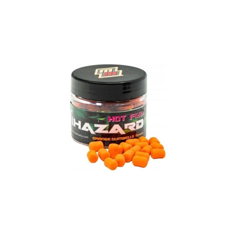DUMBELLS METHOD MANIA HAZARD 6mm HOT FISH ORANGE DUMBELLS METHOD MANIA HAZARD 6mm HOT FISH ORANGE