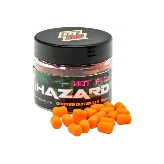 DUMBELLS METHOD MANIA HAZARD 6mm HOT FISH ORANGE DUMBELLS METHOD MANIA HAZARD 6mm HOT FISH ORANGE