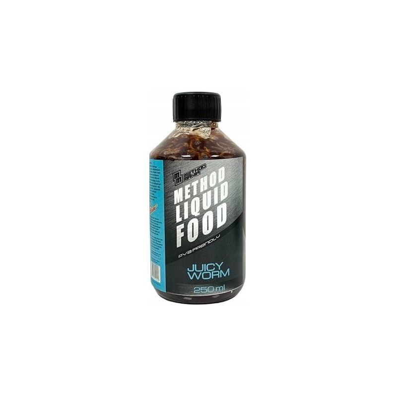 LIQUID METHOD MANIA FOOD 250ml JUICY WORM LIQUID METHOD MANIA FOOD 250ml JUICY WORM