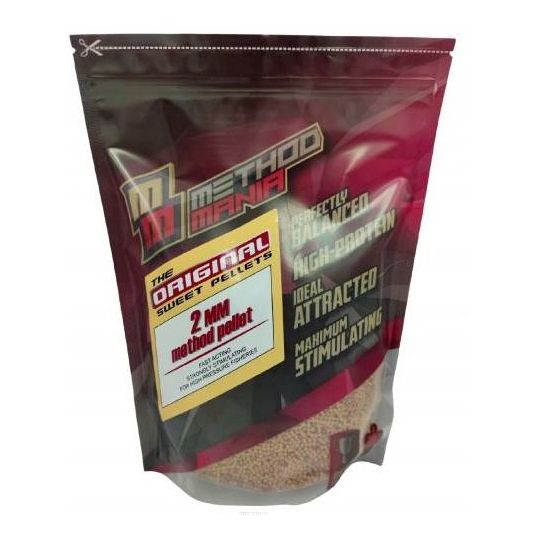 PELLET ZANĘTOWY METHOD MANIA 900g 2mm SWEET ORGINA PELLET ZANĘTOWY METHOD MANIA 900g 2mm SWEET ORGINA