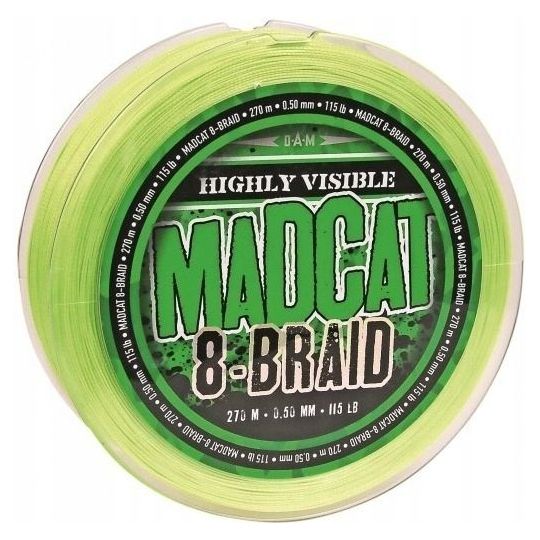 PLECIONKA DAM MADCAT SUMOWA 8-BRAID 270m 0.40mm YE PLECIONKA DAM MADCAT SUMOWA 8-BRAID 270m 0.40mm YE