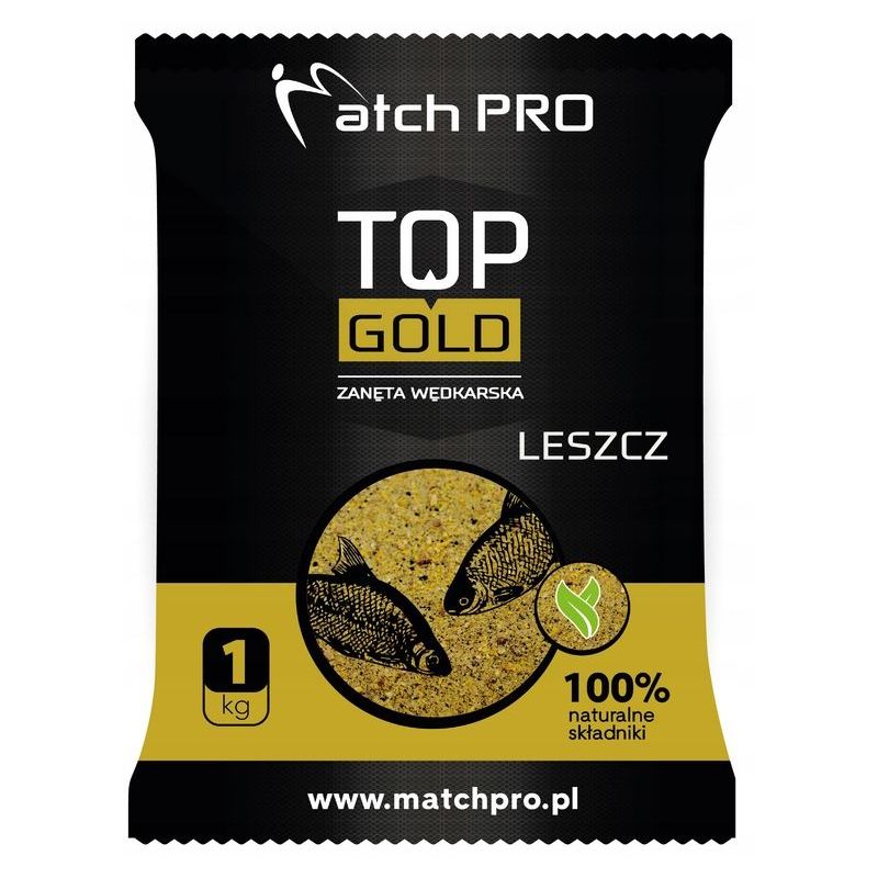 ZANĘTA MATCH PRO TOP GOLD LESZCZ 1kg ZANĘTA MATCH PRO TOP GOLD LESZCZ 1kg