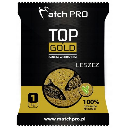 ZANĘTA MATCH PRO TOP GOLD LESZCZ 1kg ZANĘTA MATCH PRO TOP GOLD LESZCZ 1kg
