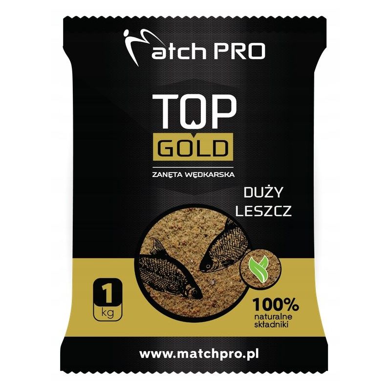 ZANĘTA MATCH PRO TOP GOLD DUŻY LESZCZ 1kg ZANĘTA MATCH PRO TOP GOLD DUŻY LESZCZ 1kg
