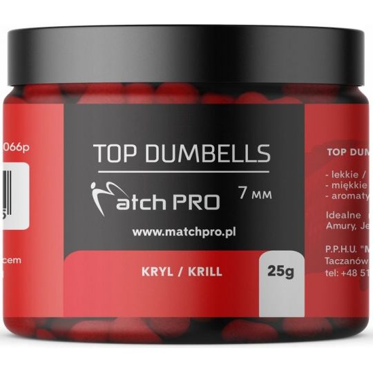 DUMBELLS MATCH PRO TOP KRILL 7mm 25g DUMBELLS MATCH PRO TOP KRILL 7mm 25g