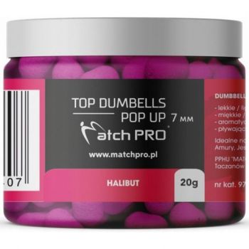 DUMBELLS MATCH PRO TOP POP UP HALIBUT 7mm 20g