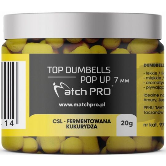 DUMBELLS MATCH PRO TOP POP UP CSL 7mm 20g DUMBELLS MATCH PRO TOP POP UP CSL 7mm 20g