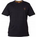 KOSZULKA T-SHIRT FOX COLL BLACK ORANGE ROZMIAR L