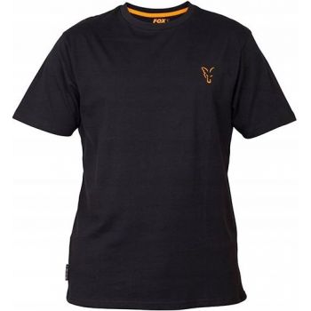 KOSZULKA T-SHIRT FOX COLL BLACK ORANGE ROZMIAR L