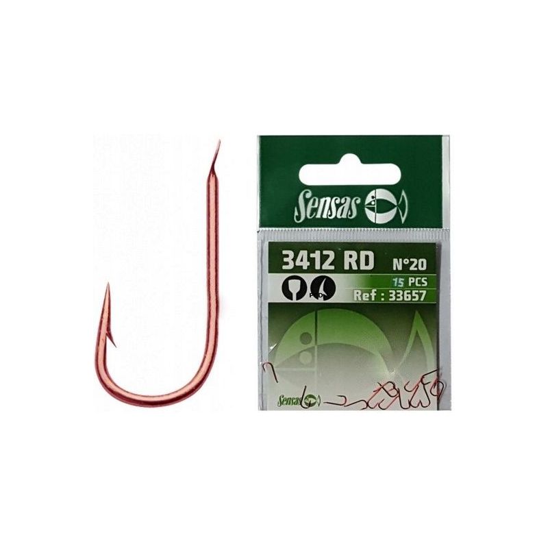 HACZYKI SENSAS 3412 ROUGE ROZMIAR 12 HAKI HACZYKI SENSAS 3412 ROUGE ROZMIAR 12 HAKI