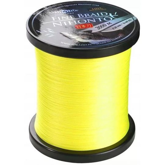 PLECIONKA NIHONTO FINE BRAID FLUO 0,40mm 3000m PLECIONKA NIHONTO FINE BRAID FLUO 0,40mm 3000m