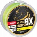 PLECIONKA JAXON BLACK HORSE 8X FLUO 0,14mm 125m