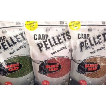 PELLET BANDIT CARP 4mm 1kg PIKANTNA KIEŁBASA