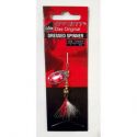 BŁYSTKA OBROTOWA DAM SPINNER DRESSED RED 1 3g