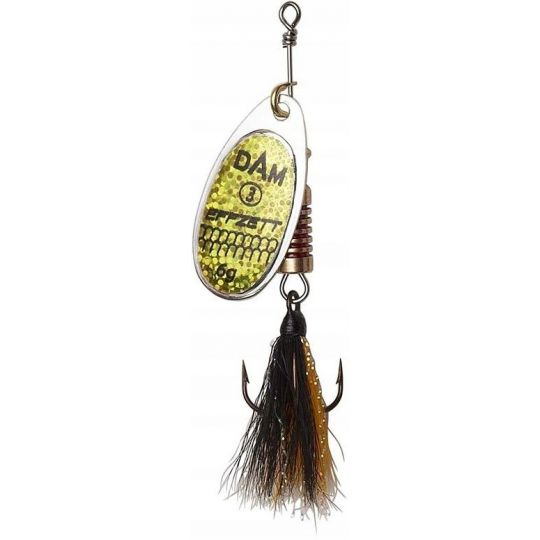 BŁYSTKA OBROTOWA DAM SPINNER DRESSED GOLD 1 3g BŁYSTKA OBROTOWA DAM SPINNER DRESSED GOLD 1 3g