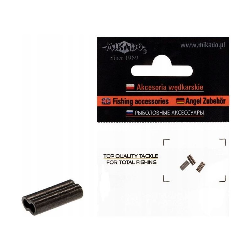 TULEJKA ZACISKOWA MIKADO PODWÓJNA 0.6mm 20szt TULEJKA ZACISKOWA MIKADO PODWÓJNA 0.6mm 20szt