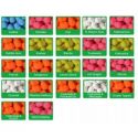 DUMBELLS MEUS FLUO POP UP 8mm MINIS LEMON SHOCK