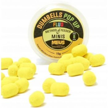 DUMBELLS MEUS FLUO POP UP 8mm MINIS LEMON SHOCK