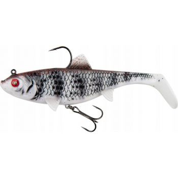 GUMA FOX REPLICANT 7.5cm 10g UZBROJONA UV ZEBRA
