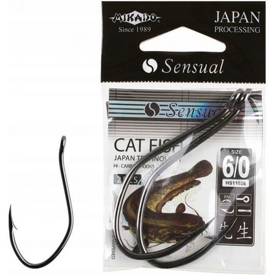 HACZYKI MIKADO SENSUAL CAT FISH 8/0 BN HAKI 2szt HACZYKI MIKADO SENSUAL CAT FISH 8/0 BN HAKI 2szt