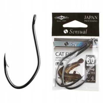 HACZYKI MIKADO SENSUAL CAT FISH 8/0 BN HAKI 2szt
