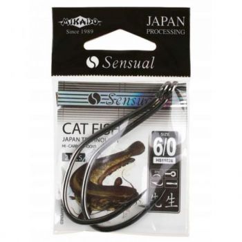HACZYKI MIKADO SENSUAL CAT FISH 8/0 BN HAKI 2szt