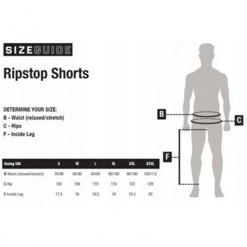 SPODENKI NASH RIPSTOP SHORTS 2X-LARGE XXL