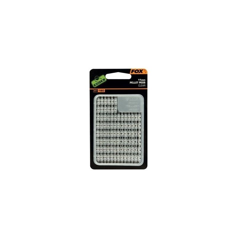 STOPERY FOX PELLET PEGS 11mm CLEAR