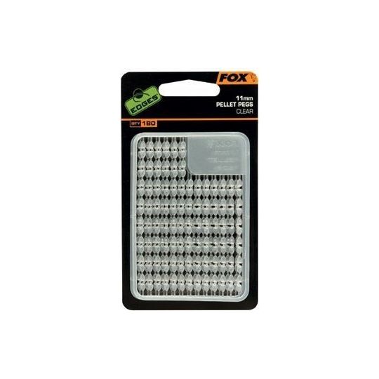 STOPERY FOX PELLET PEGS 11mm CLEAR