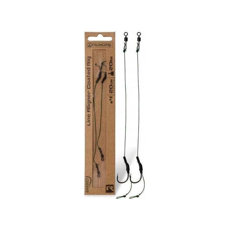 PRZYPON RADICAL LINE ALIGNER COATED RIG 20lbs 4 PRZYPON RADICAL LINE ALIGNER COATED RIG 20lbs 4